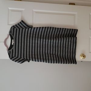 Loft black and white short dress.